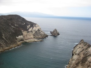 View of Potato Harbor, Santa Cruz Islands, Channel Islands, California